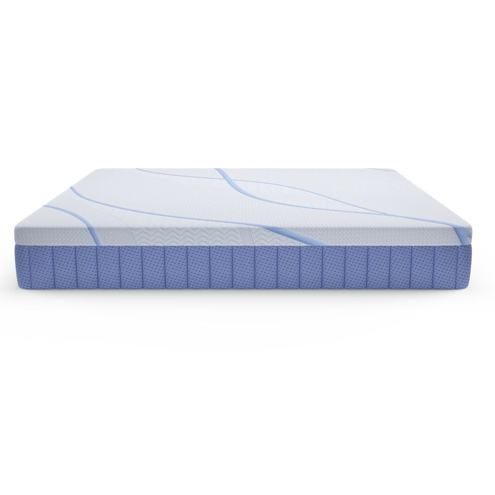 Materasso singolo Pergamo con molle insacchettate e tessuto in poliestere antiscivolo 80x190xH30 cm.