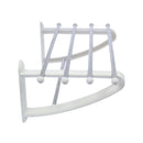 Mensola da bagno in alluminio colore bianco