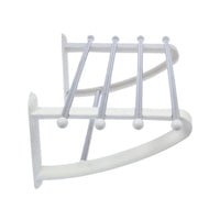 Mensola da bagno in alluminio colore bianco