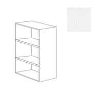 Modulo H 129 per ufficio ibisco bianco frassinato