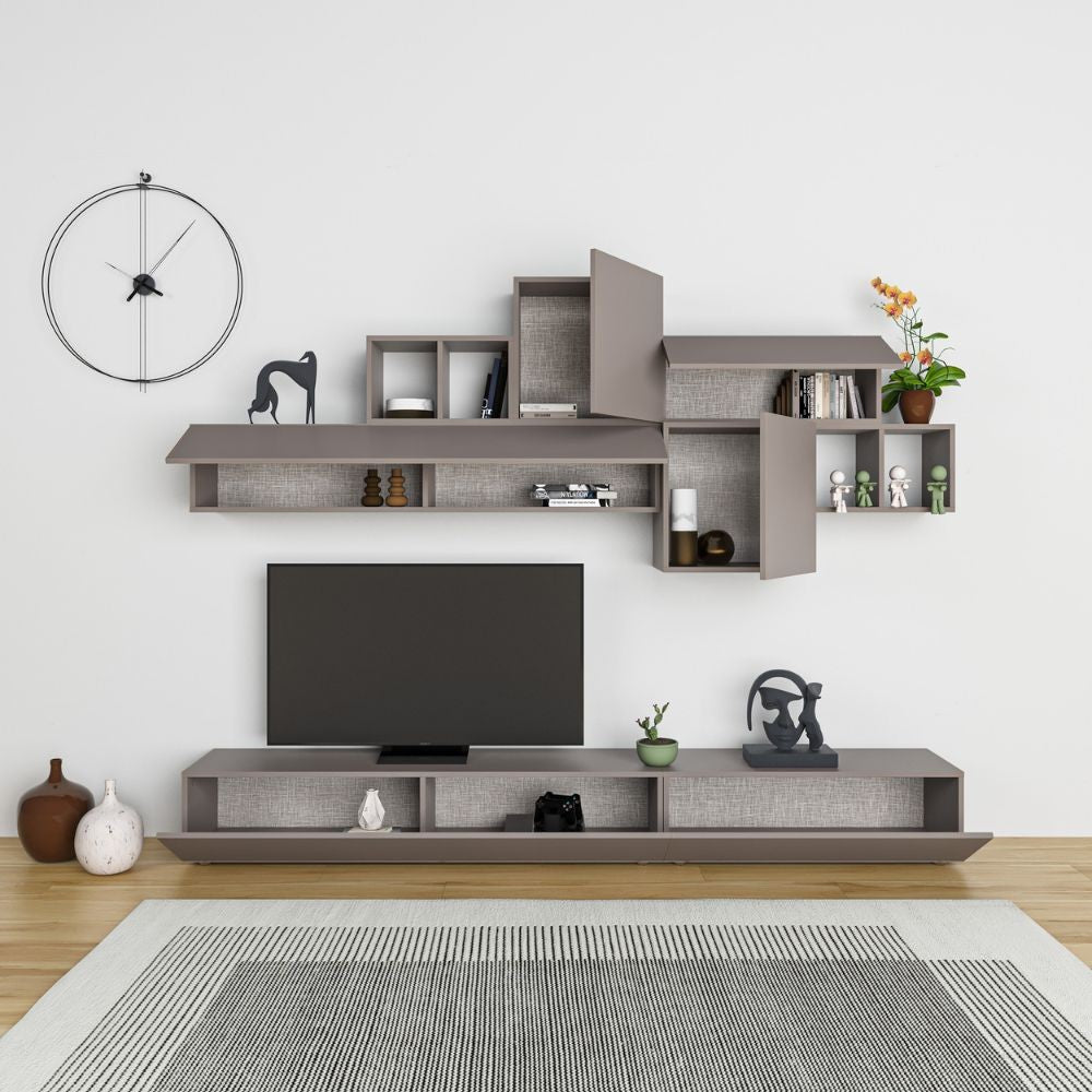 Parete attrezzata Tromen 260 cm. light mocha MTV234475