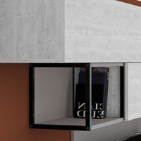 Parete attrezzata Tronador 260 cm. light mocha e ancient white MTV234464