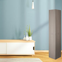 Pensile colonna h180x30x32p con anta olmo