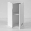 Pensile cucina 30x32x72H cm. con anta bianco frassinato