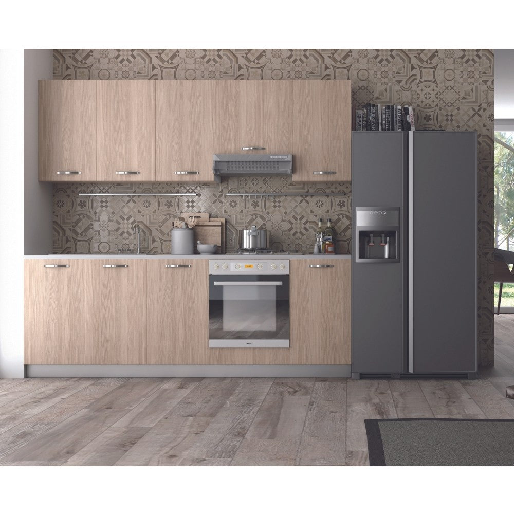 Pensile cucina 60x32x72H cm. con anta olmo