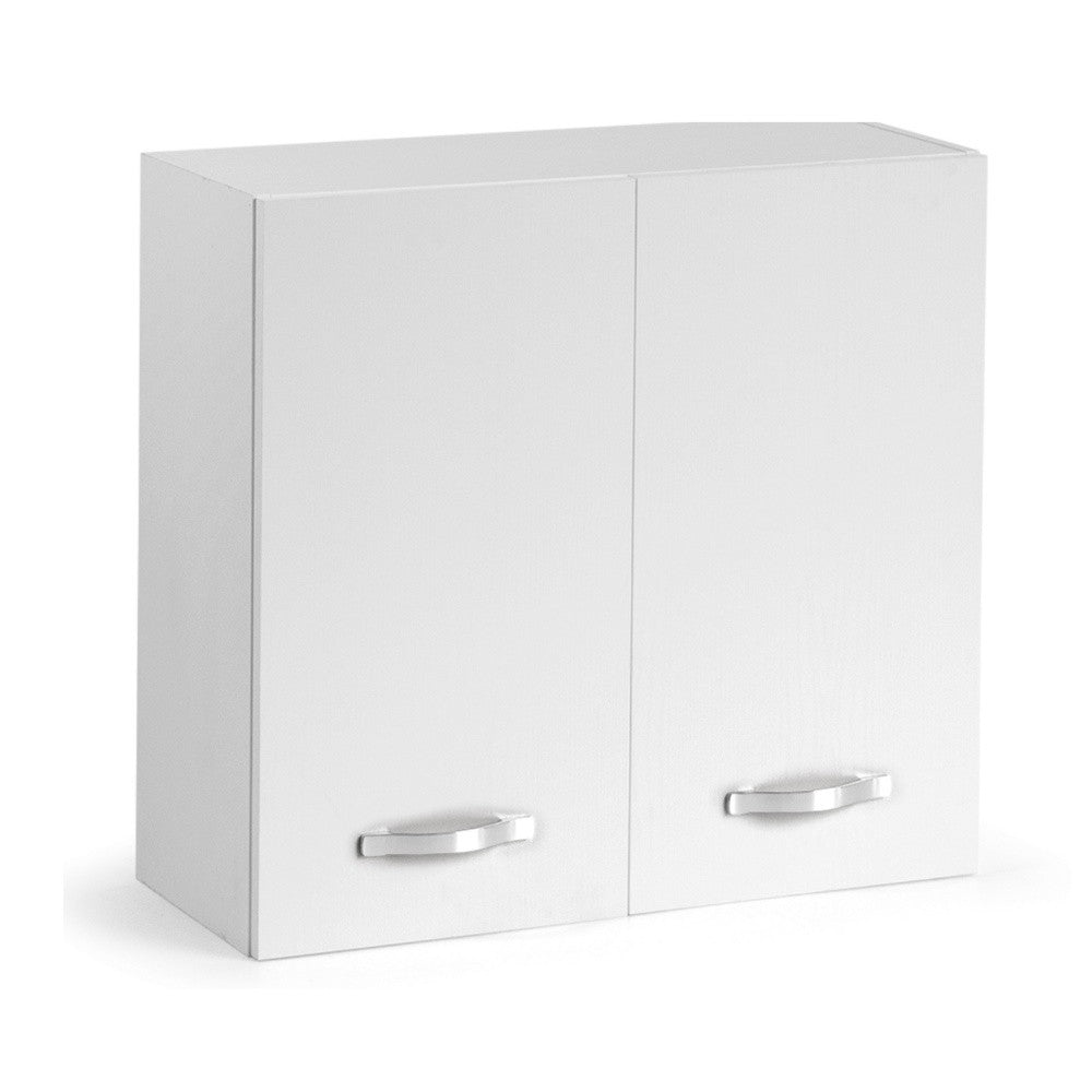 Pensile cucina 80x32x72H cm. 2 ante bianco frassinato