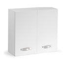 Pensile cucina 80x32x72H cm. 2 ante bianco frassinato