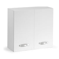 Pensile cucina 80x32x72H cm. 2 ante bianco frassinato
