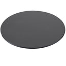 Pianale tavolo tondo 90x90x3.8 con bordo poliuretano antracite satinato
