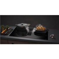 Piano cottura Master Kitchen MKHI804FHEDBK ad induzione 4 zone con cappa integrata classe A