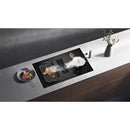 Piano cottura Master Kitchen MKHI804FHEDBK ad induzione 4 zone con cappa integrata classe A