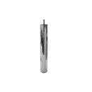 Piede in metallo cromato diametro 4,2 cm altezza 10 cm