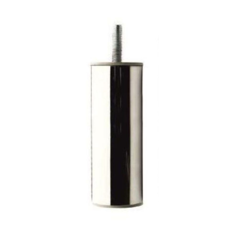 Piede in metallo cromato diametro 4,2 cm altezza 20 cm