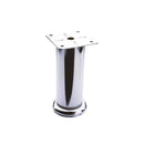Piede in metallo diametro 4,2 altezza 15 cm cromato