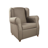 Poltrona Ebro eco nabuk tortora moxart 8