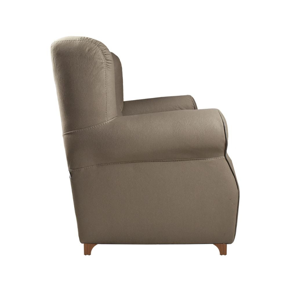 Poltrona Ebro eco nabuk tortora moxart 8
