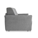 Poltrona letto Piri con rete elettrosaldata in tessuto Roma 23 grigio