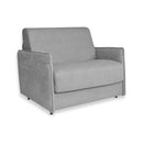 Poltrona letto Piri con rete elettrosaldata in tessuto Roma 23 grigio