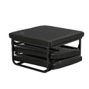 Pouf letto singolo pieghevole Vega tessuto colore tortora