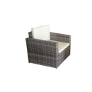 Salotto da giardino WRS066G rattan grigio WRS066G