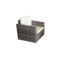 Salotto da giardino WRS066G rattan grigio WRS066G
