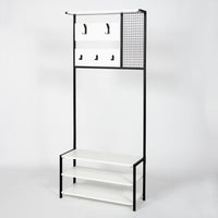Scaffale ingresso Nomad colore bianco