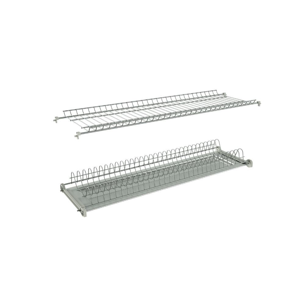 Scolapiatti incasso pensili da 60 cm. con telaio alluminio regolabile