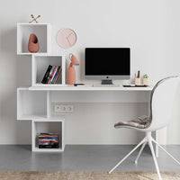 Scrivania Balance in colore full bianco