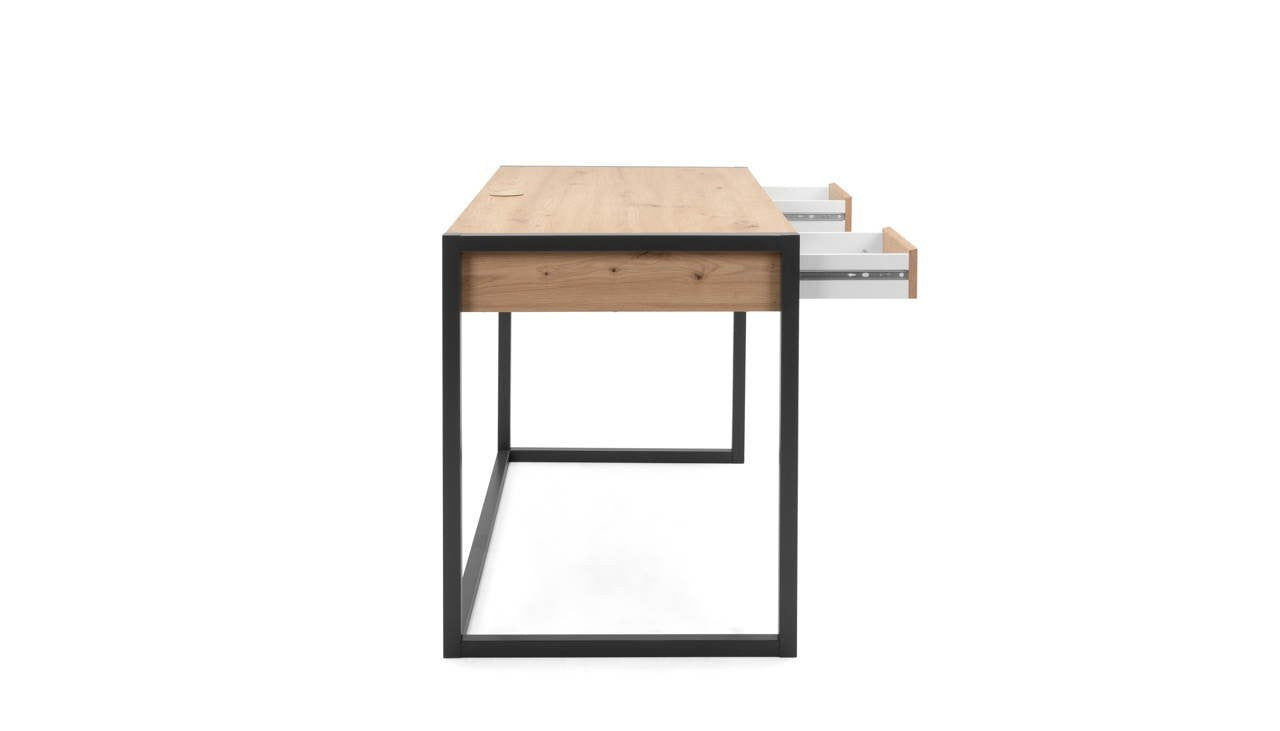 Scrivania Denver 30 L120xP60XH75 quercia antracite
