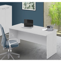 Scrivania Ibisco 160 cm bianco frassinato