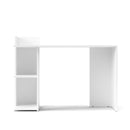 Scrivania Paco1 con 2 ripiani colore bianco