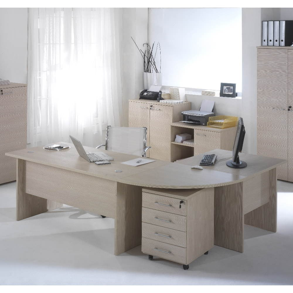 Scrivania per ufficio Larix 180x80 cm larice beige