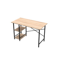Scrivania Rimi con 2 ripiani rovere sonoma