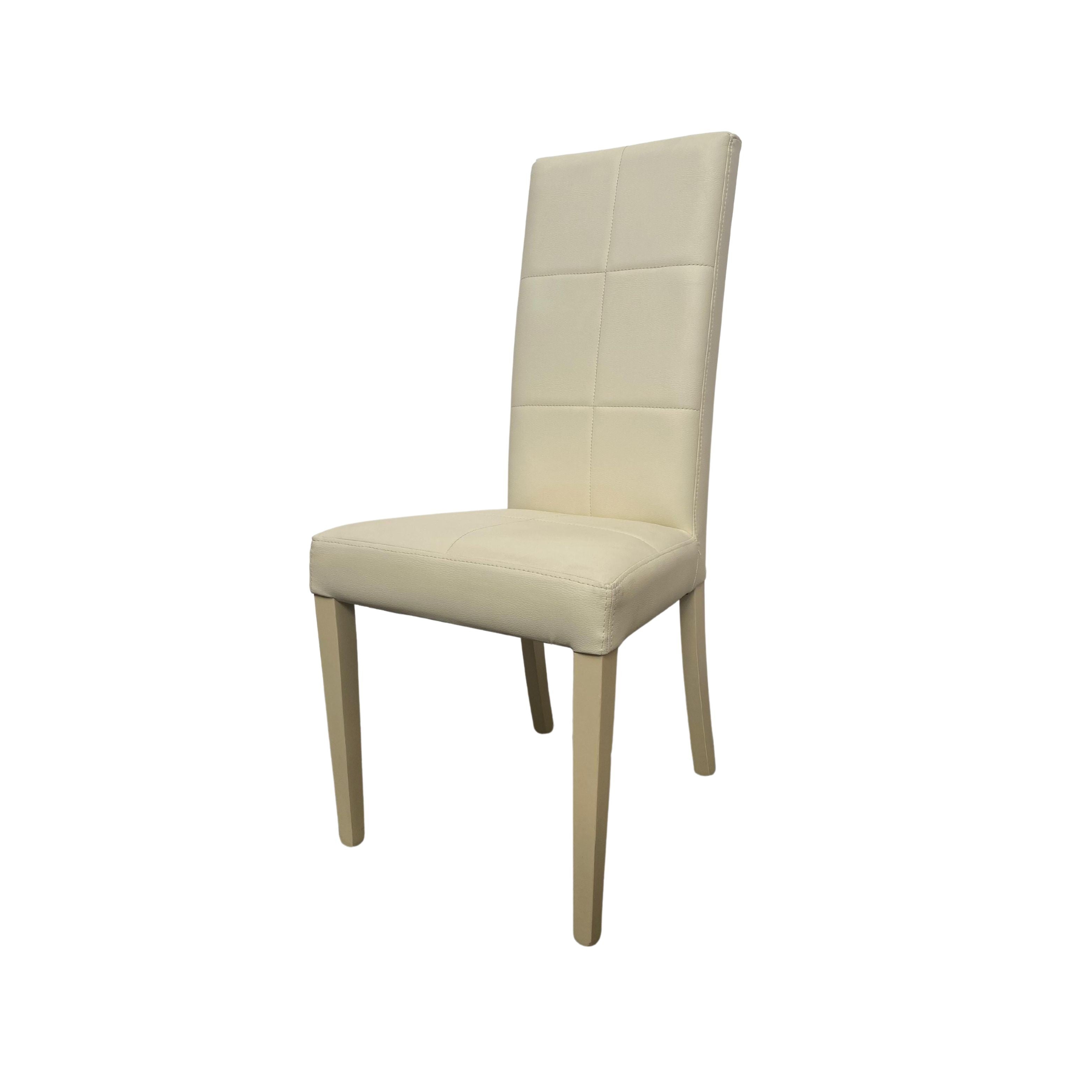 Sedia imbottita Giada standard colore beige
