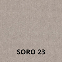 Sedia Nancy in tessuto Soro 23 tortora e struttura in tinta