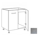 Sottolavello 80x60x82H due ante cemento