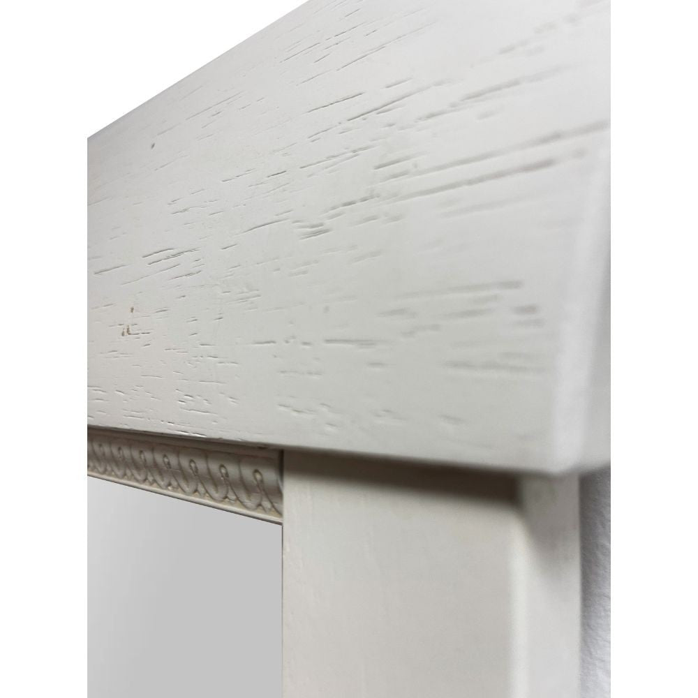 Specchiera Athena in legno con cornice colore avorio