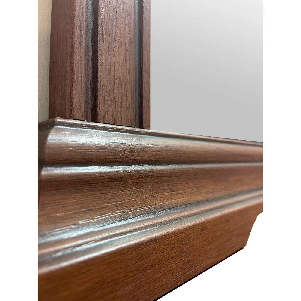 Specchiera Venere in legno con cornice colore ciliegio