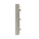 Specchio trucco Armin colore bianco con luci LED lampadine non incluse
