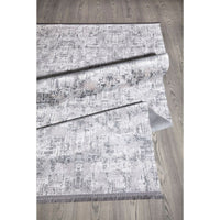 Tappeto antiscivolo Ada grigio superficie lucida 160x230