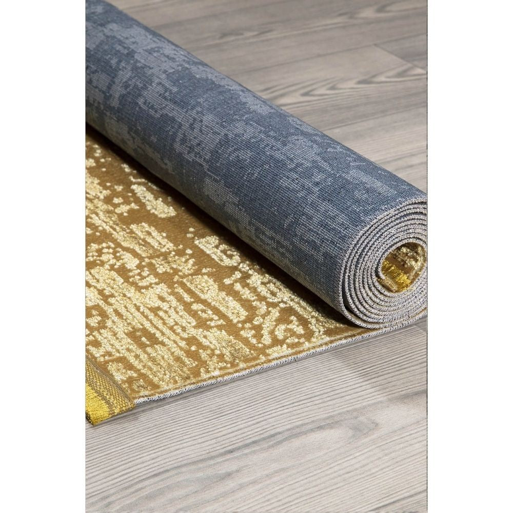 Tappeto antiscivolo Angel oro 120x180 superficie lucida