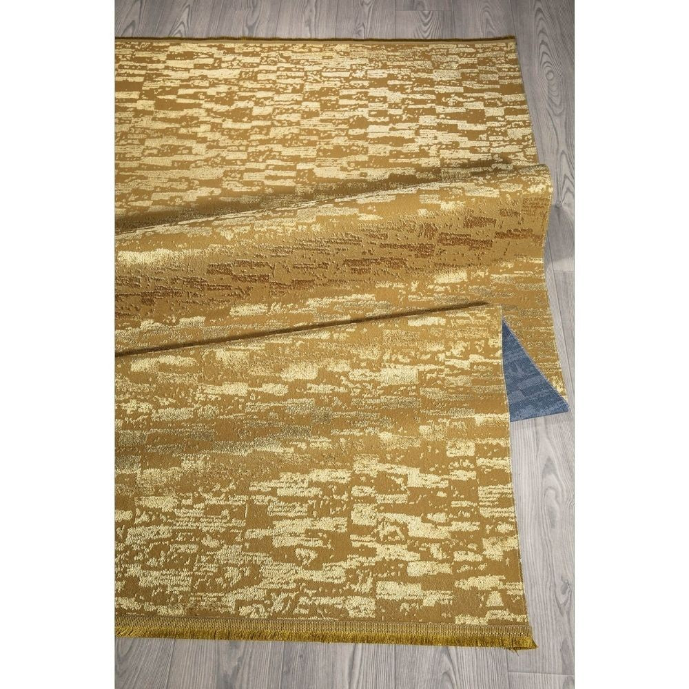 Tappeto antiscivolo Angel oro 120x180 superficie lucida