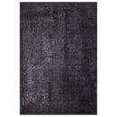 Tappeto antiscivolo vintage bambù colore antracite 120x180