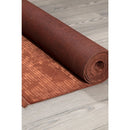 Tappeto antiscivolo vintage bambù colore arancione tabacco 160x230
