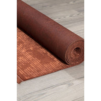 Tappeto antiscivolo vintage bambù colore arancione tabacco 160x230