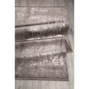 Tappeto antiscivolo vintage bambù colore grigio 120x180