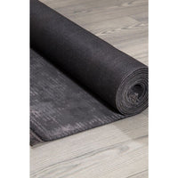 Tappeto antiscivolo vintage bambù colore antracite 160x230