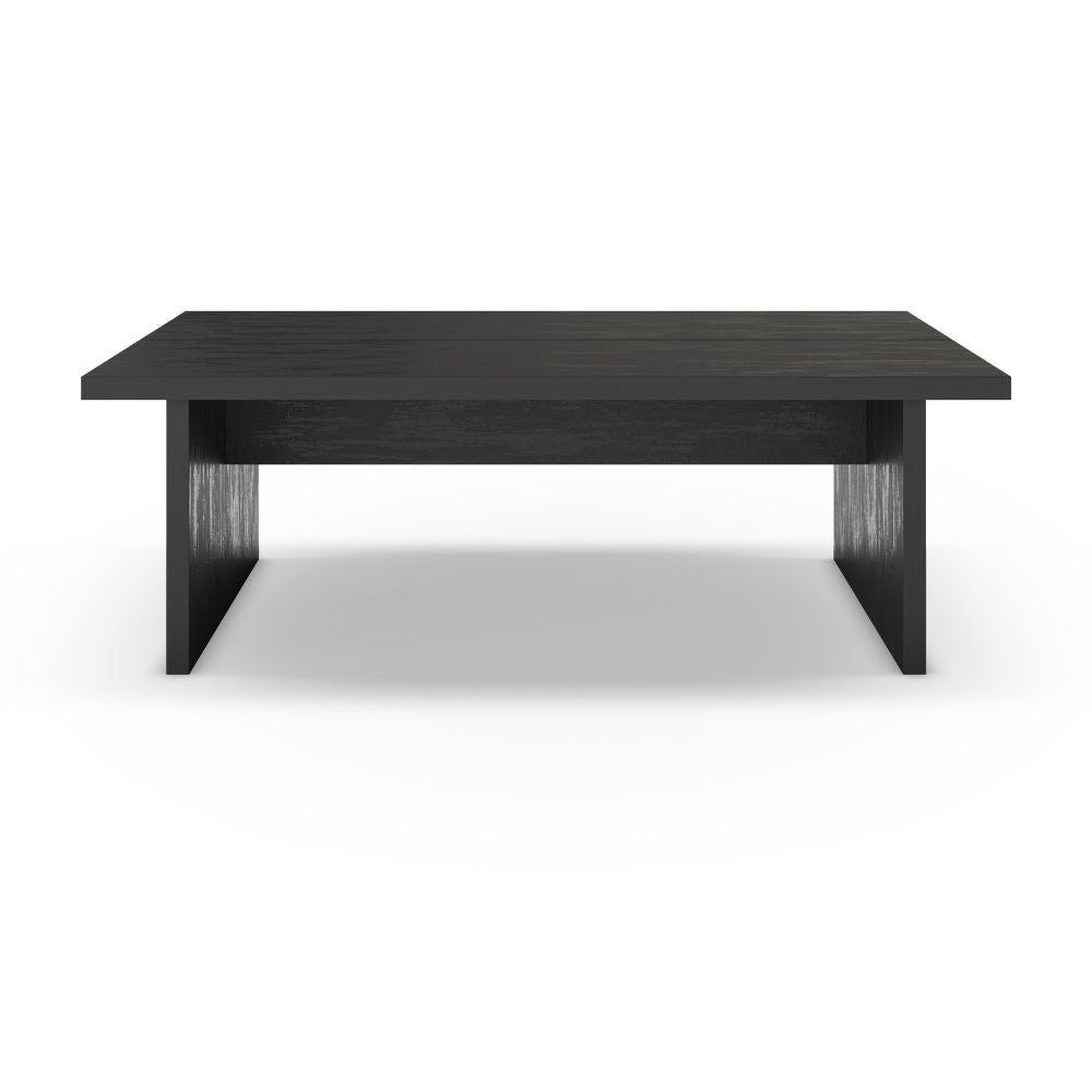 Tavolino rettangolare Loana colore nero 120x70x40 cm.