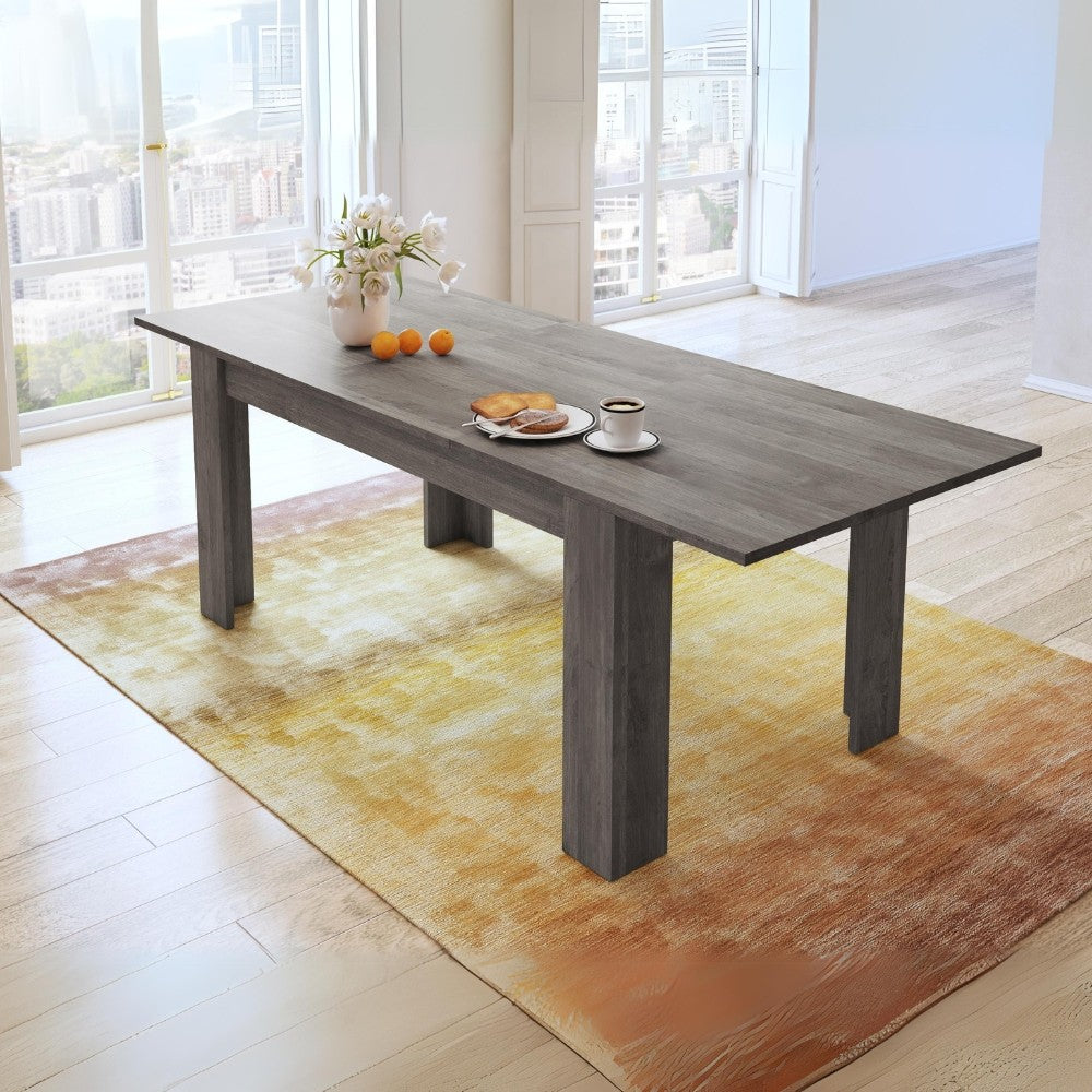 Tavolo allungabile Anthony 160x88x75 H cm colore ancona oak stile shabby
