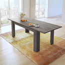 Tavolo allungabile Anthony 160x88x75 H cm colore ancona oak stile shabby